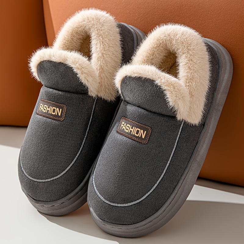 

Winter Slipper: Cozy, Soft, And Warm For Indoor And Outdoor Use - Suitable For Men And Women - Slip-on Design With Non-slip Pvc Sole - In Universal Sizes