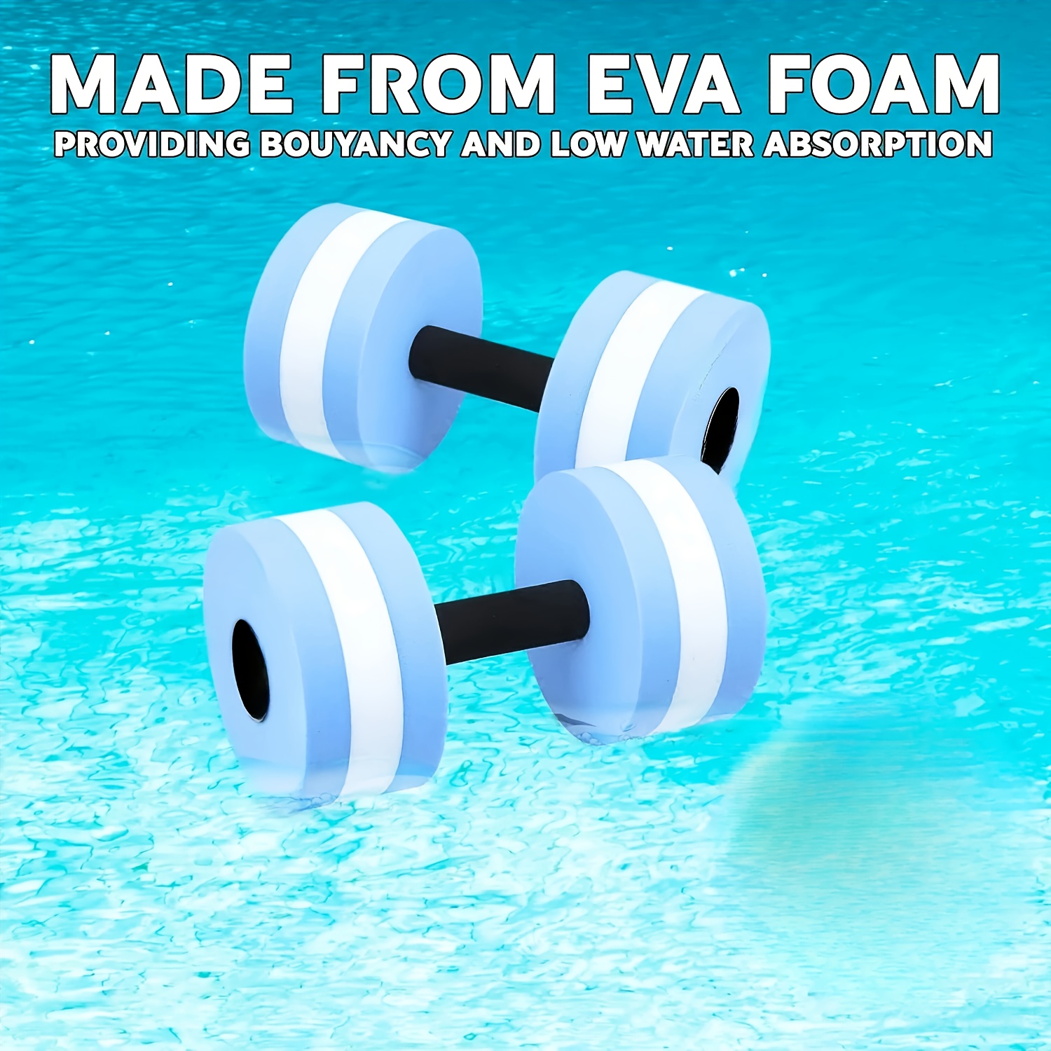 Eva Foam Water Barbell Weights Fitness Barbell Eva Foam Dumbbells