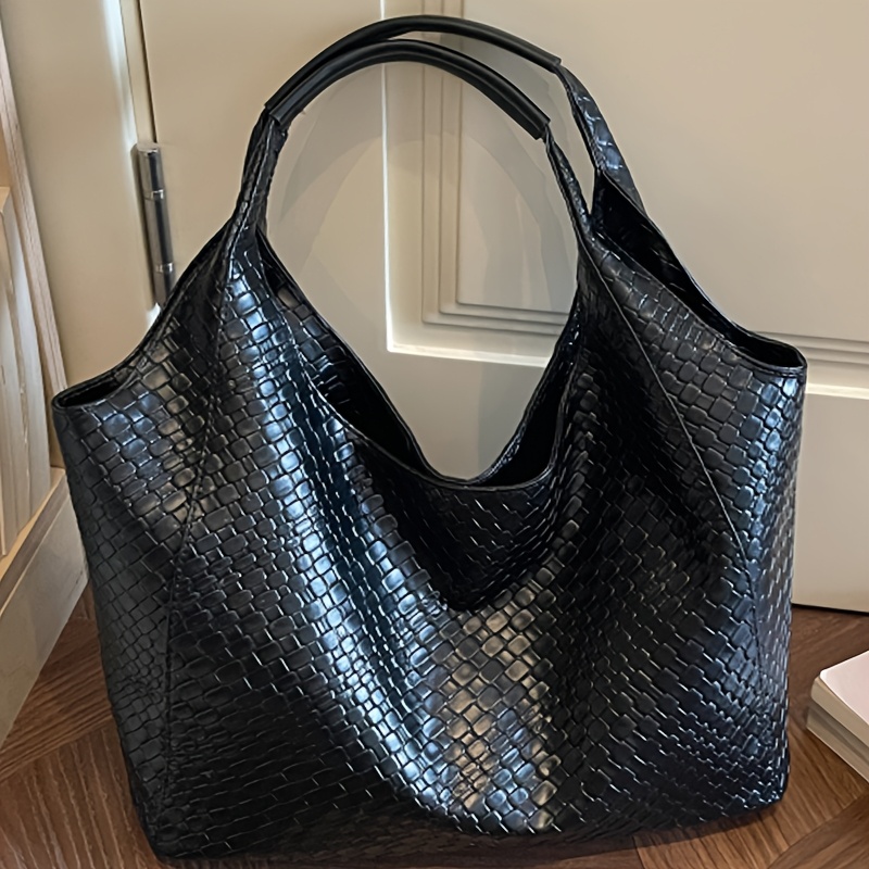 TEMU Perfect Lily Vintage Draagtas voor Dames - Capaciteit met Sluiting Geschikt voor Werk, Reizen & Dagelijks Woon-werkverkeer, Elegante & Handtas
