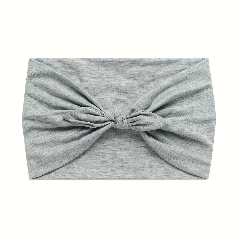 [Soft Satin Headband Set] 4pcs Wide Bunny Elastic Satin Headband Set | Soft and Comfortable, Non-Slip, African Style Thick Sports Gym Head Wrap - Women's Valentine's Day/Christmas Gift