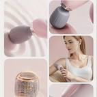 2 colors quick vibration portable electric massager usb rechargeable with 5 adjustable high frequency vibrations for relaxation gift