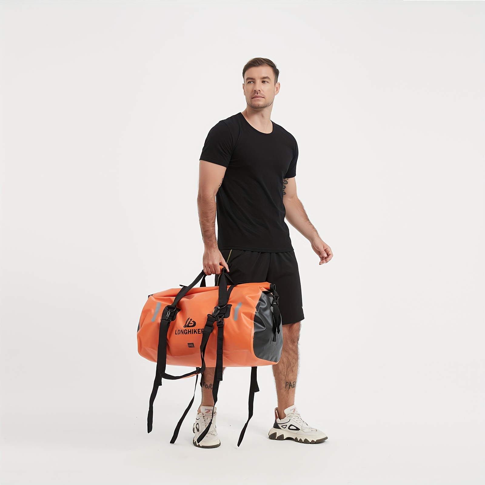 roll top duffel bag completely waterproof dry Temu Italy