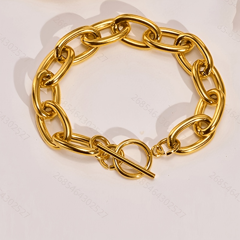 Fashionable Light Luxury Hollow Thick Chain Bracelet