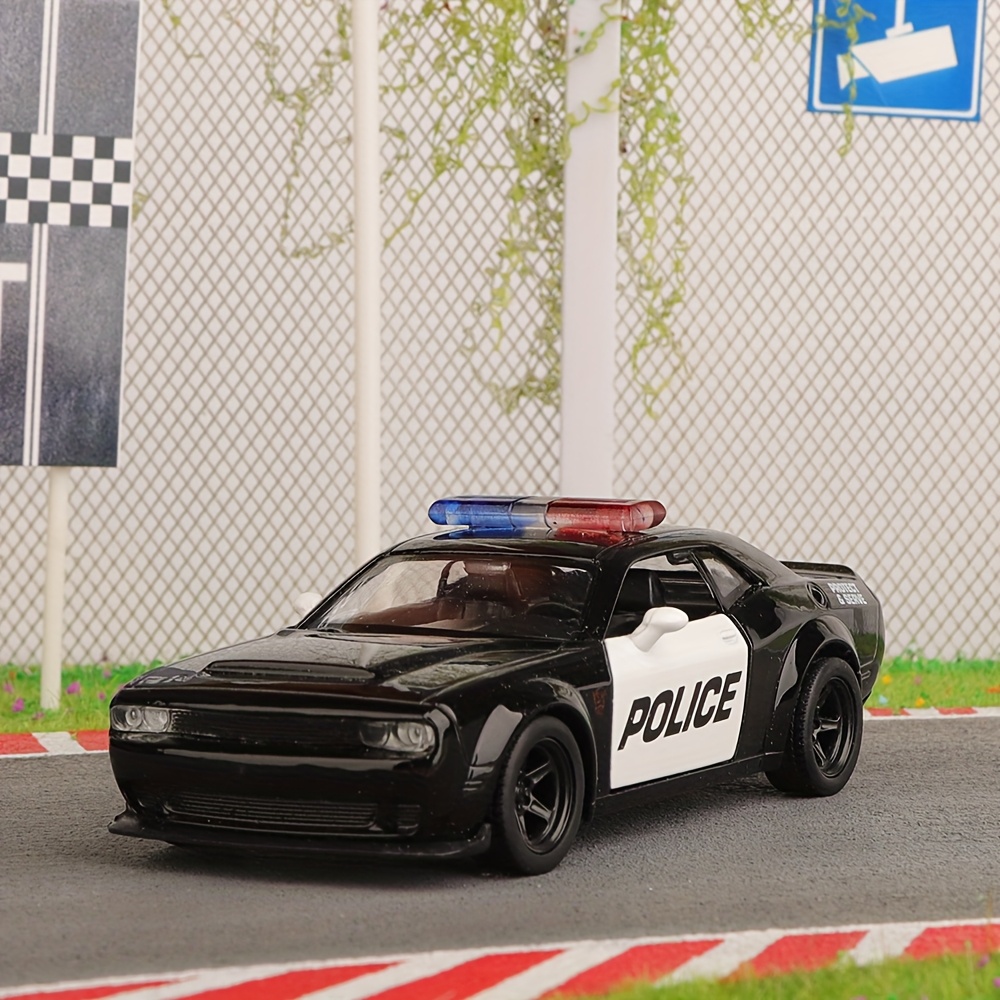 Image of Rmz Simulation 1:36 For Police Alloy Model, Children's Toy Ornament, Rebound Model, Boys' Toy, Birthday Gift