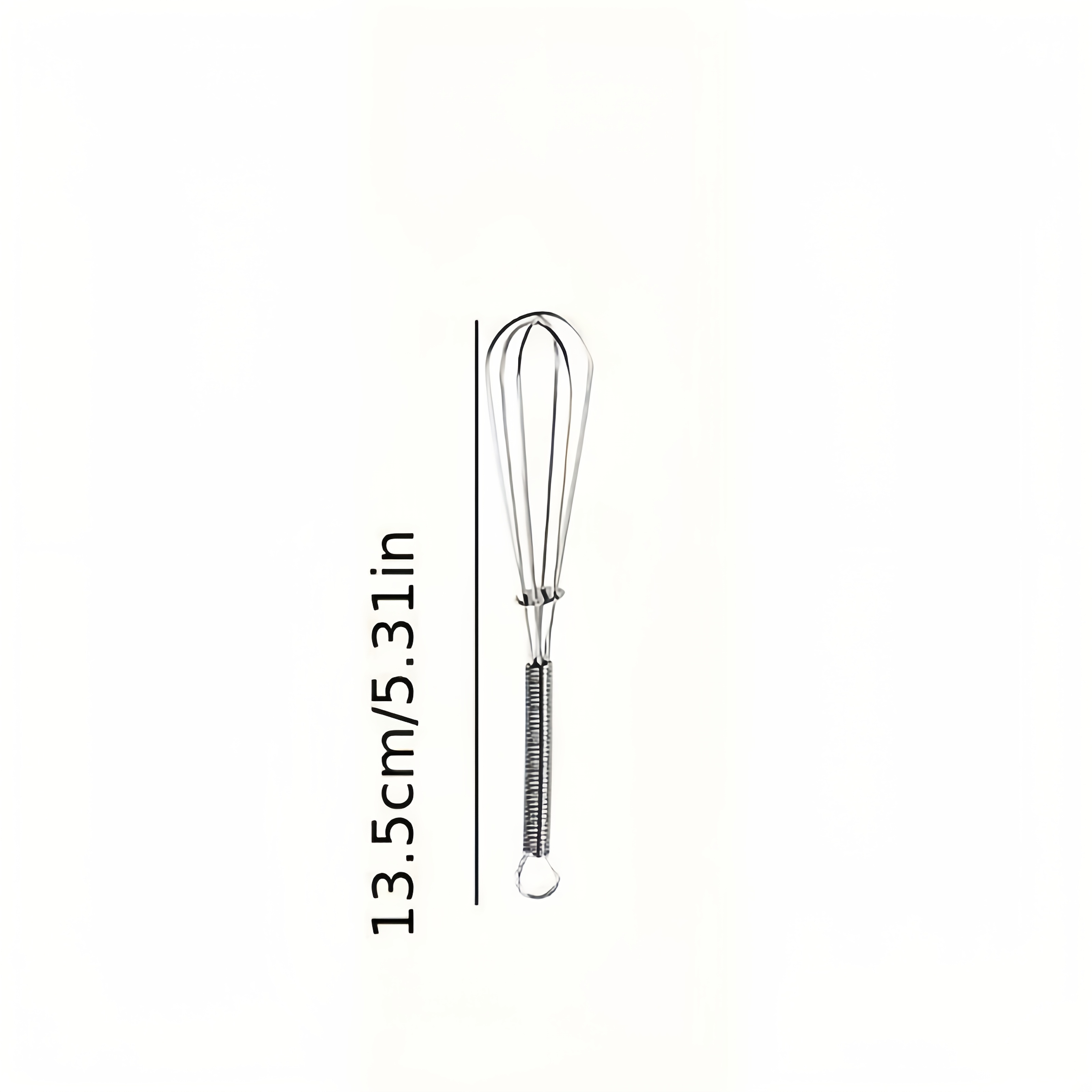 Shaon Mini Stainless Steel Whisk - Thick For Eggs, Chocolate, Flour - 410 Stainless Steel, Sleek Ergonomic Handle, Compact & Sturdy Kitchen Gadget For Home & Restaurant Use