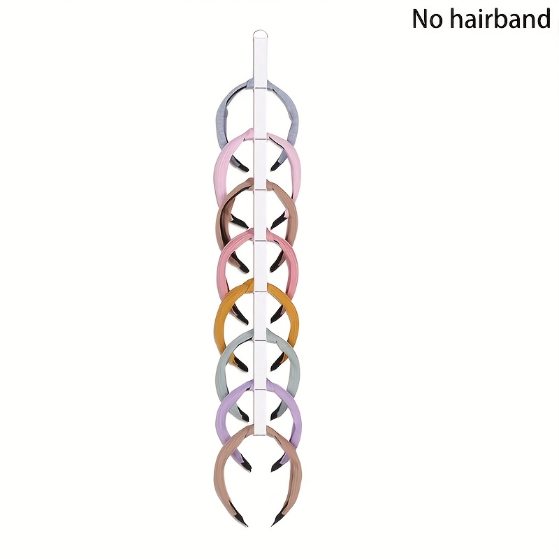Image of 1pc Headband And Hair Band Storage Box, Women's Hanging Hair Band Storage Band, Hair Band Display Hair Accessory Storage Rack, Suitable For Bedroom, Room And Dormitory Decoration