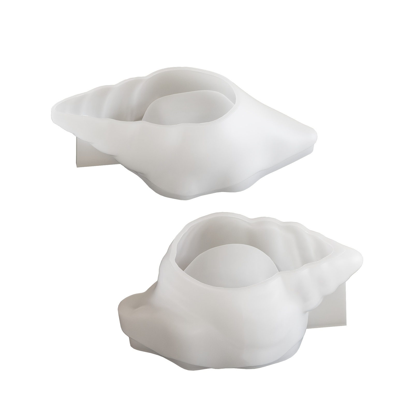 TEMU Lot de 2 Moules en Silicone pour Plateaux , Moule à , Moule à Plateau en Plâtre, Moules Créatifs pour Boîtes à Bijoux, Décorations Maison DIY,