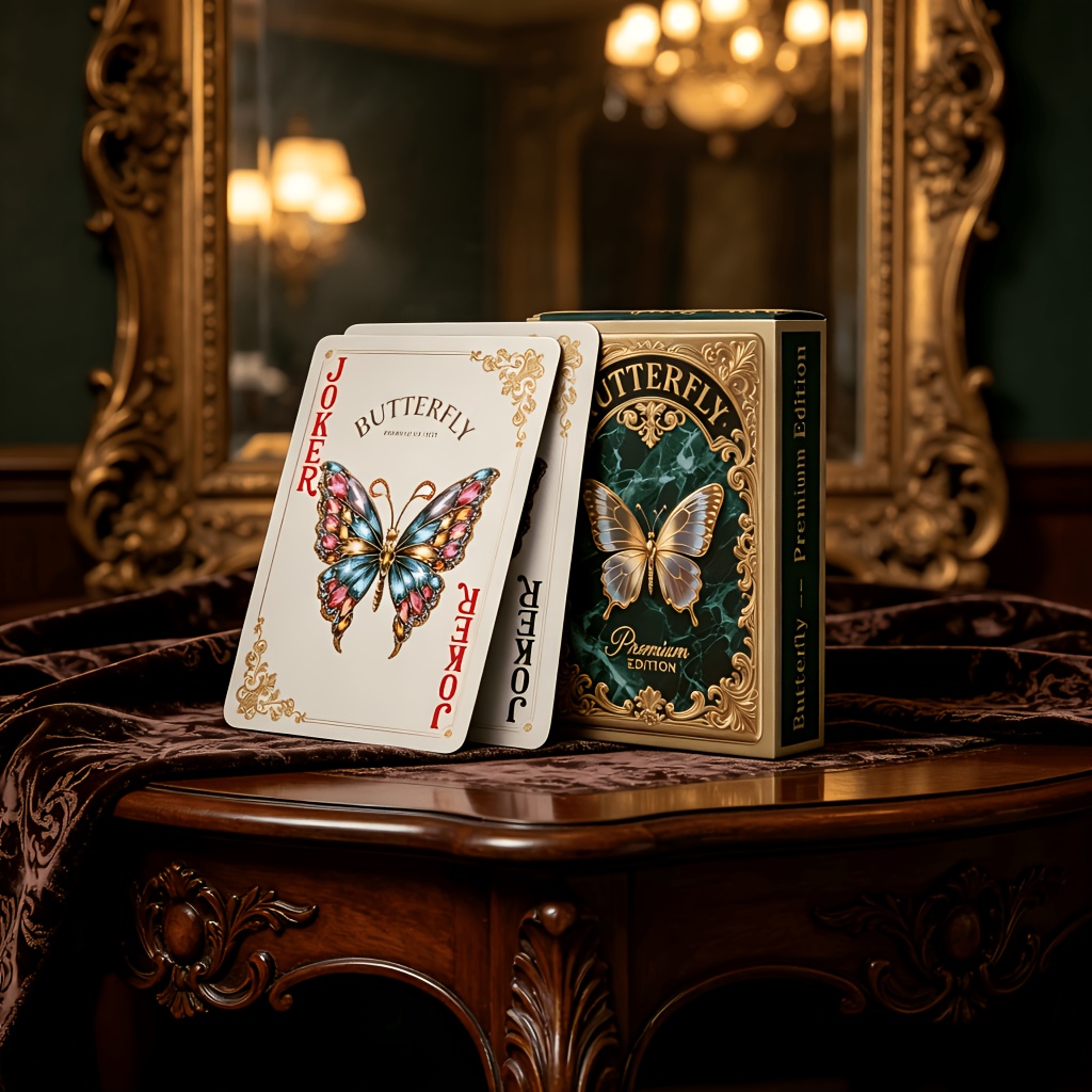 TEMU Series Playing Cards, 54 Unique Illustration Designs, Made Of Core Paper Material, With Double-sided Embossed Anti Slip Treatment. Suitable For