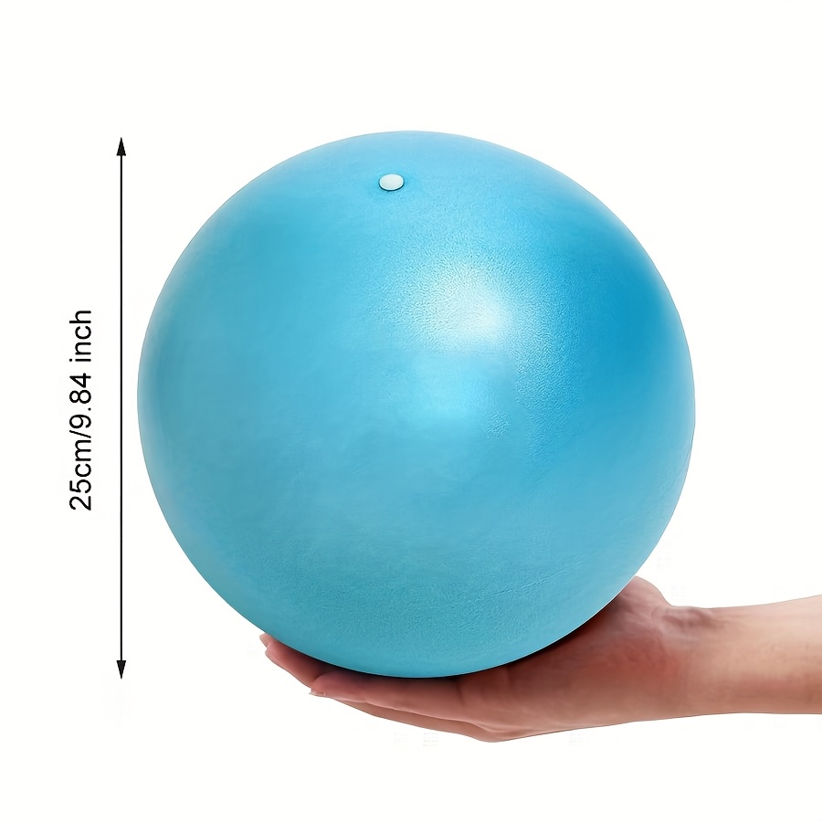 1pc Mini 25cm Anti-burst Pvc Yoga Ball, Mini Pilates Ball, Gymnastics Ring, Small Fitness Ball