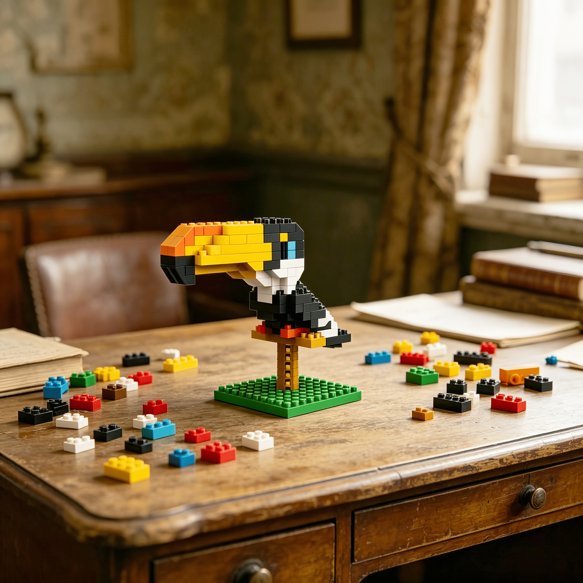 Handmade DIY Building Block Toy, Flying Bird Series