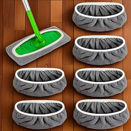 4 high quality reusable mop changing pads washable durable wet dry and absorbent