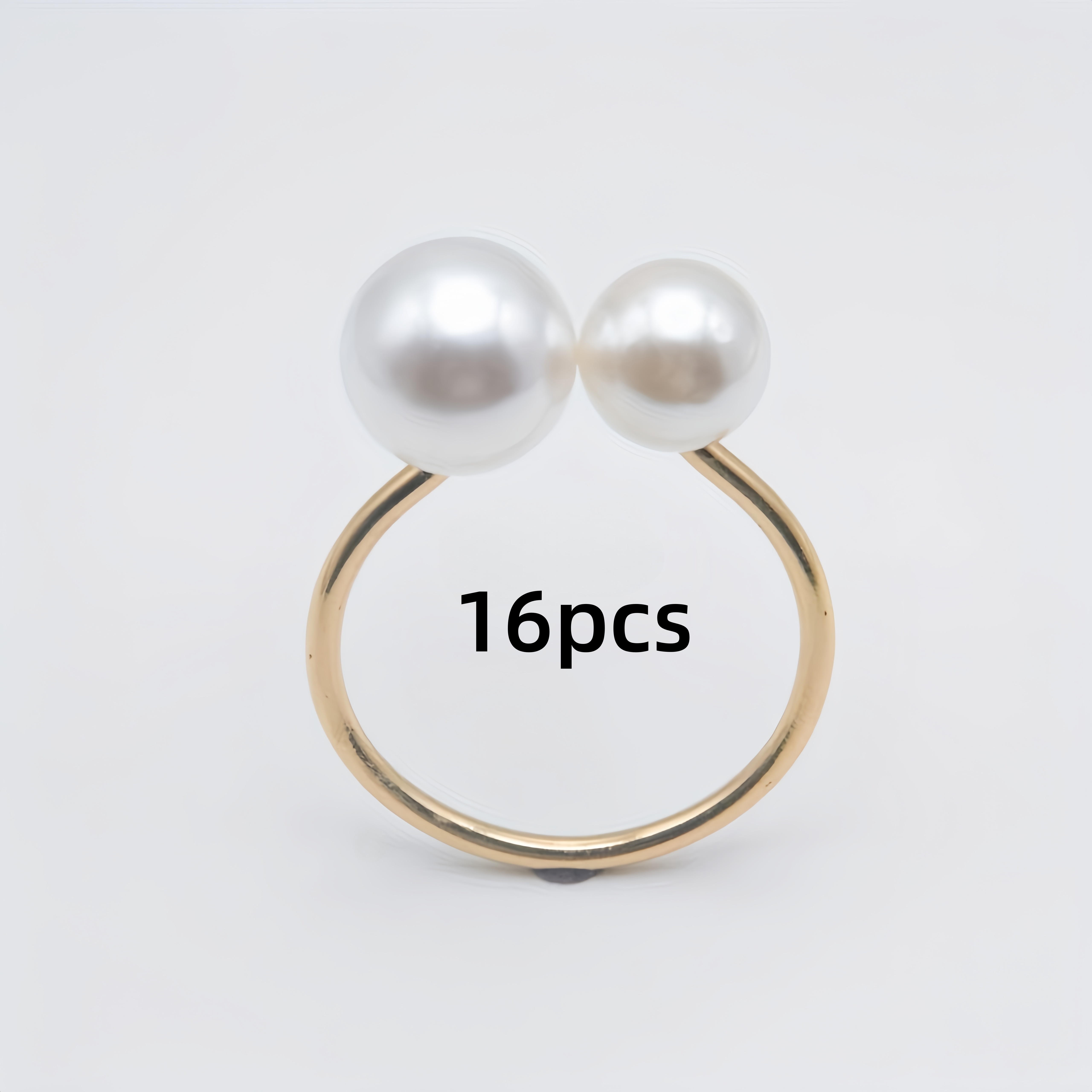 TEMU Napkin Rings Golden, Pearl Napkin Rings, Pearl Napkin Hoop, Napkin Rings, Napkin For Christmas Dinner, Wedding Jewellery, Table Decoration