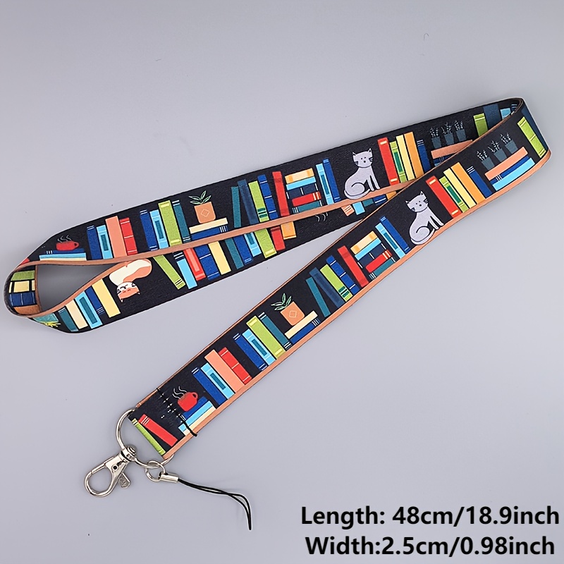 Image of A Stylish, Cute, And Fun Long Keychain Lanyard Featuring A , Perfect As A Women's Accessory. This Lanyard Is Ideal For Work, Study, Entertainment, , And Can Hold Your Phone, Id, And Keychain Additions