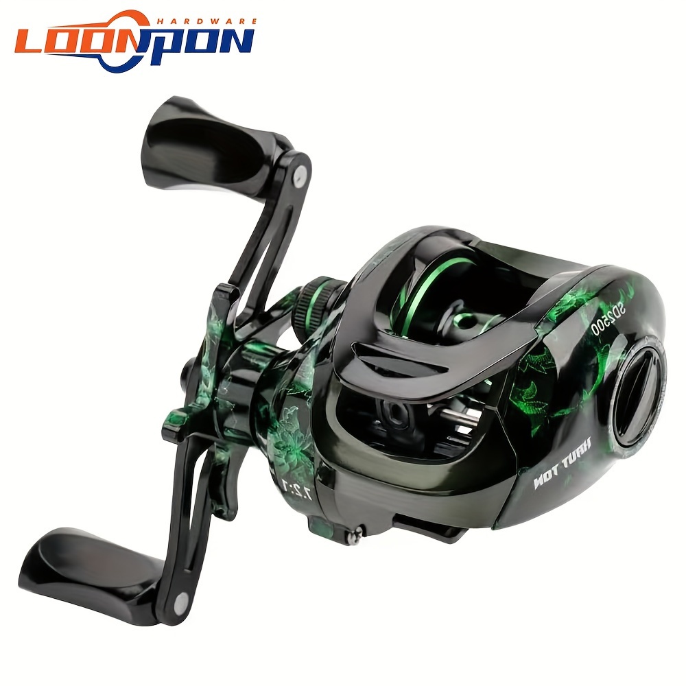 

Fishing Baitcasting Reel, Baitcaster Fishing Reels With 18+1bb Stainless Steel Ball Bearings, Magnetic Braking System For Fishing Saltwater Freshwater, Available In 7.1: 1