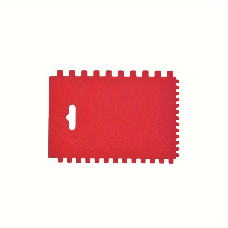 1pc Acrylic Texture Scraper With Sharp Teeth - Mud And Ceramic Pattern Comb, Art Wall Painting Tool