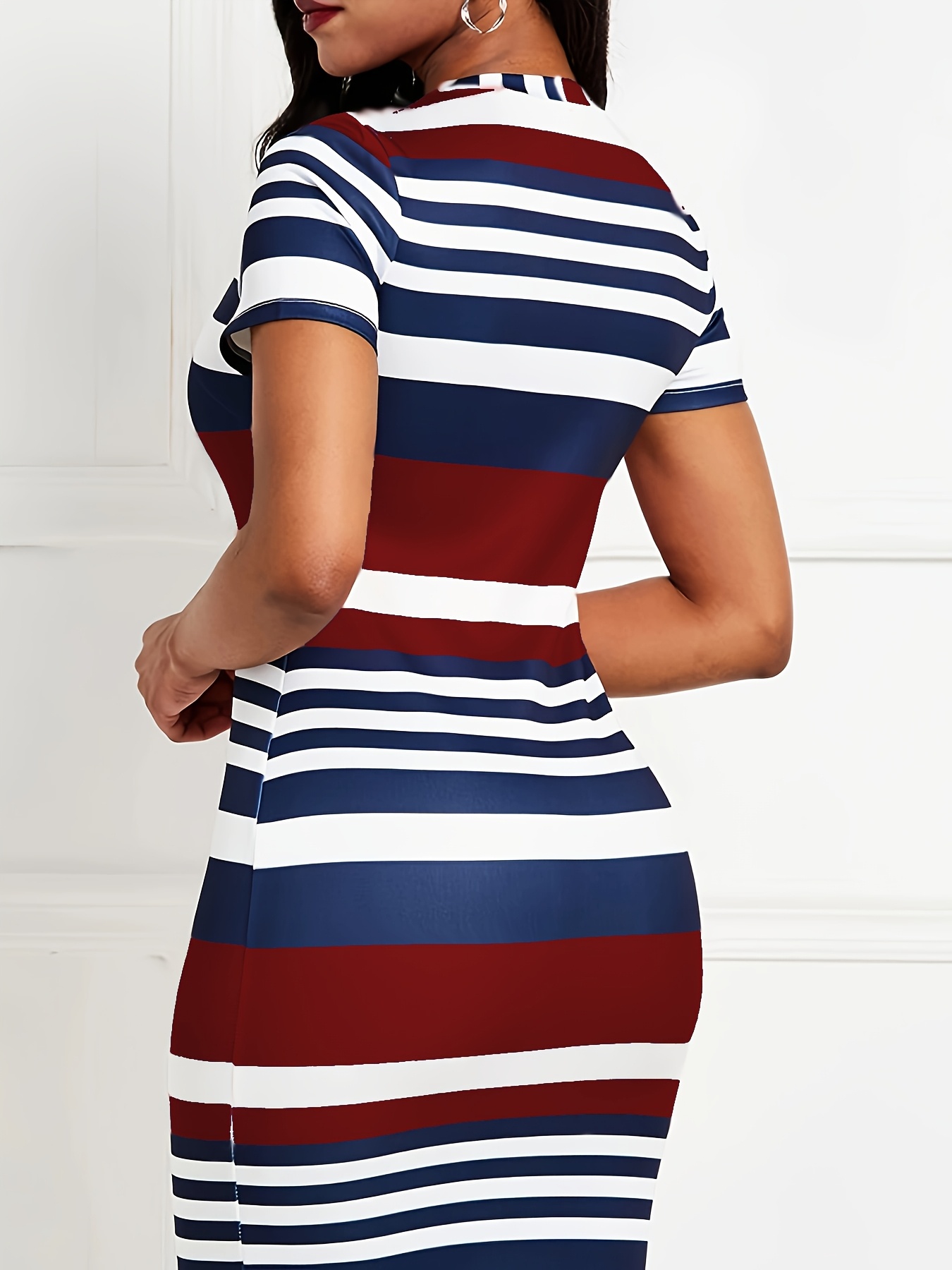 rouched bodycon dress Women Elegant Square Neck Lantern Long Sleeve Mini Ruched Bodycon Dres –  Divahotcouture main image 0