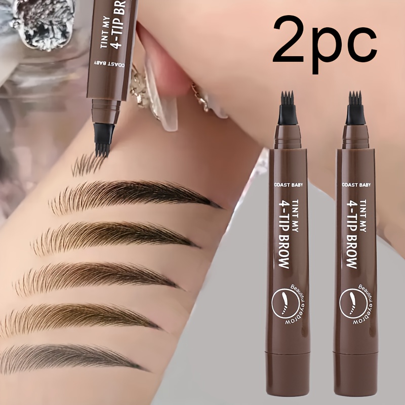 2pcs Long-Lasting Smudge-Proof Brow Gel for Natural Look