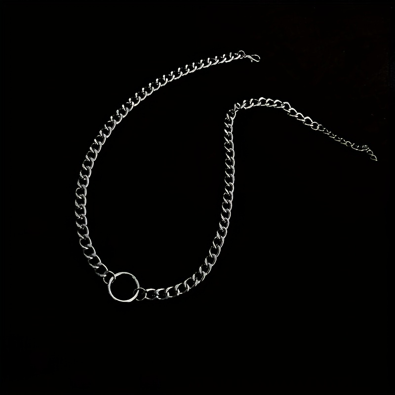 Circle Necklace Collarbone Chain