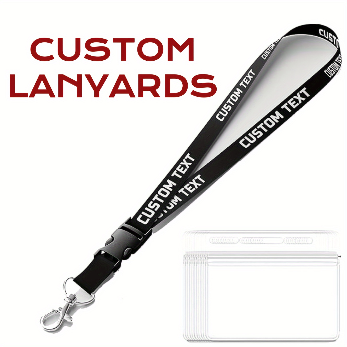 customization customized personalized lanyard id badge neck strap for id badges customized neck strap choose your   suitable for women men workers students adults teachers