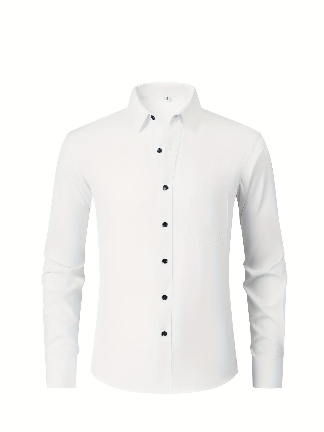 Camisas Formales para Jóvenes - Manga Larga, Cómodas y Transpirables con Botones y Elásticas - Ajuste Clásico y Delgado para Eventos Formales, Escuela - Tallas Regulares, Grandes y Altas para Estudiantes Adolescentes