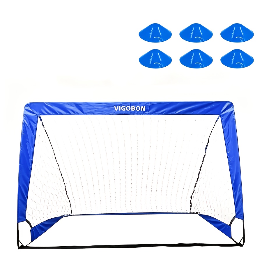 TEMU Porta da calcio, Porta da calcio pieghevole, Facile da trasportare, Attrezzatura per allenamento calcio, Porta da calcio
