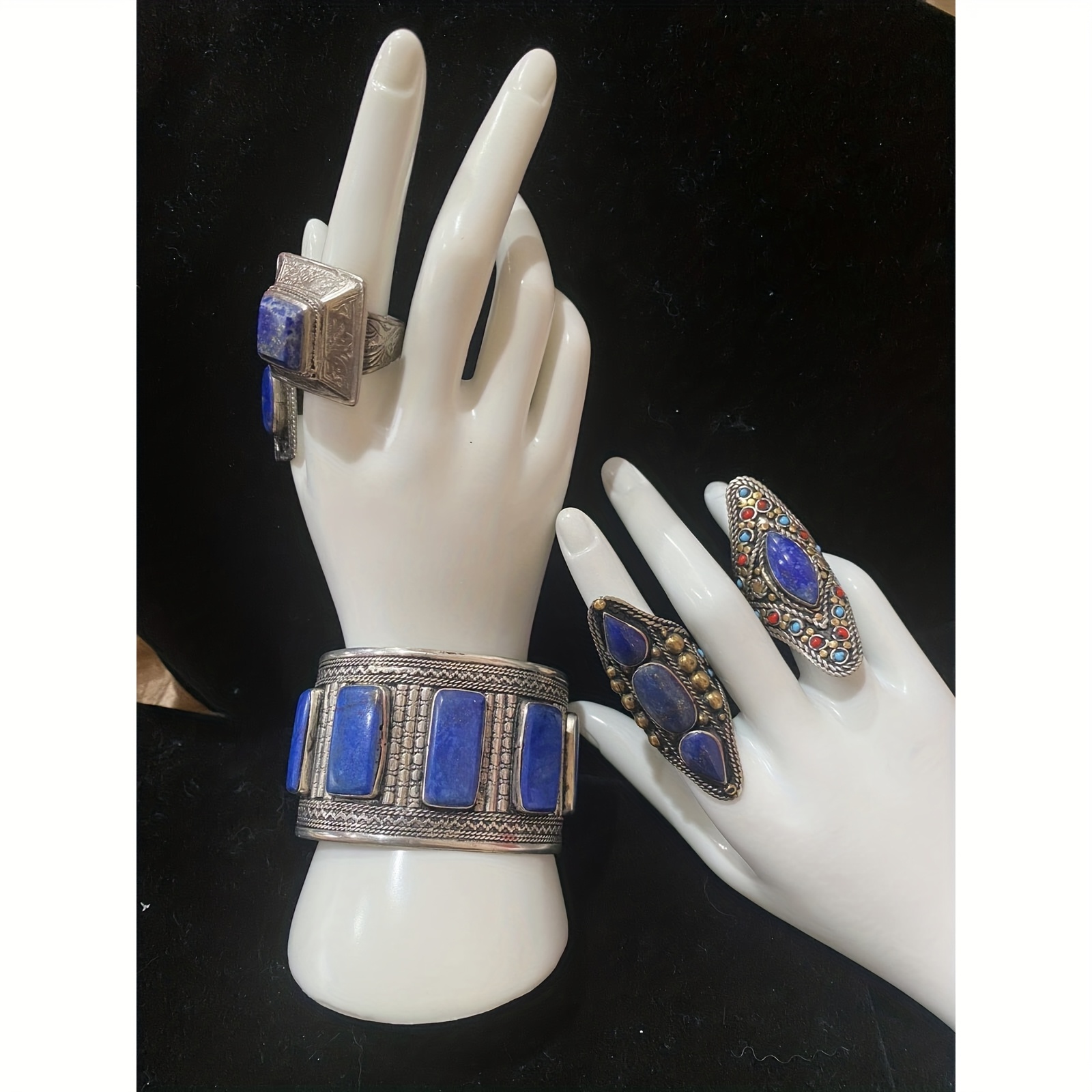 TEMU A Hand Model Prop Jewelry Art Hand Model Plastic Hand Model Display Fake Hand Jewelry Ring Bracelet Hand Model Female Short Hand Model Jewelry Rack