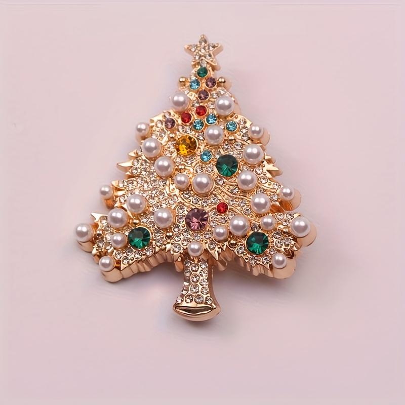 Pearlescent Lady Jewelry, French Tree Brooch Ornament Accessory Overseas Direct