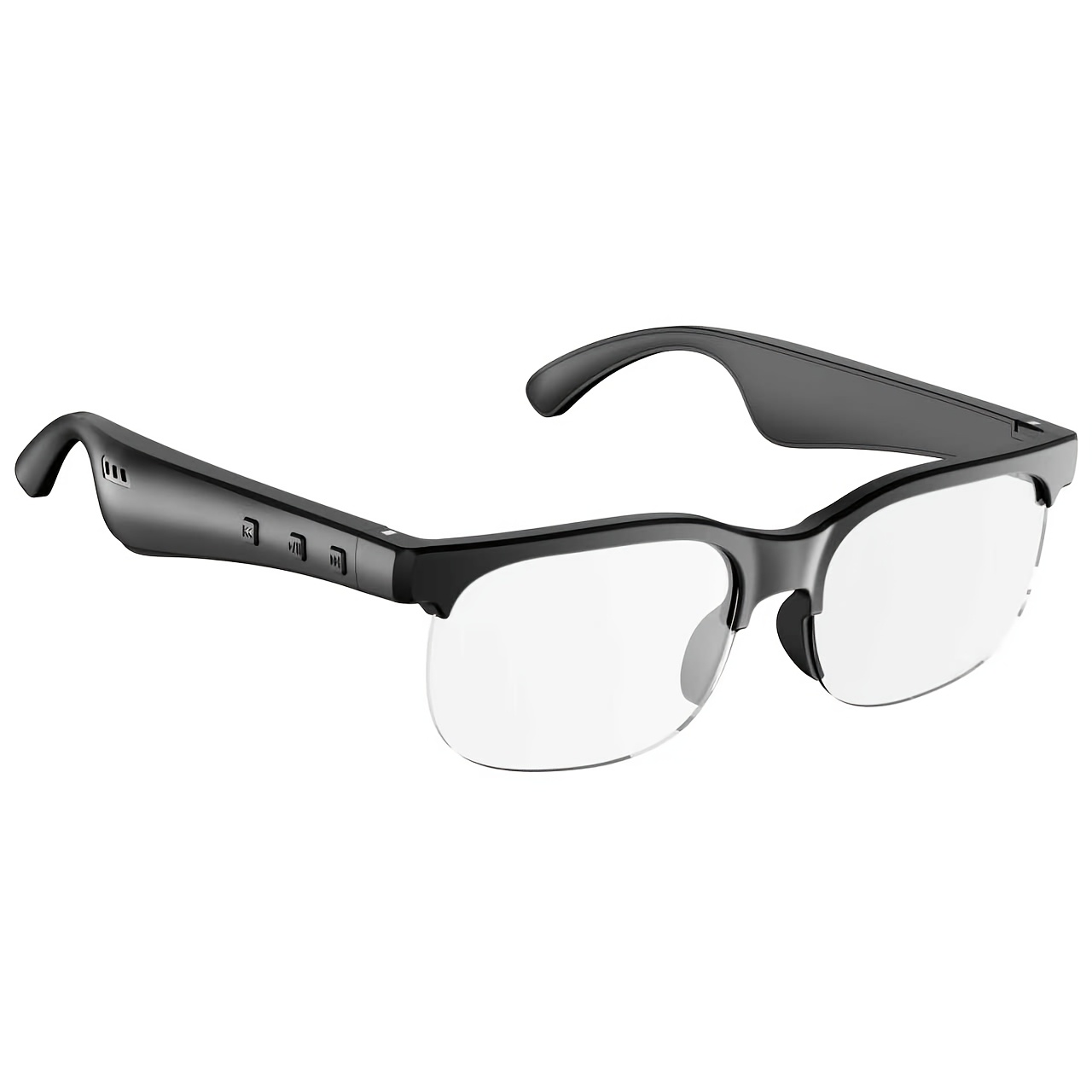 Image of 2-in-1 Smart Glasses, Glasses, Wireless Glasses, Wireless 5.4 Earphones, Built-in , Usb Charging, Suitable For Office, Music , Calling, Male And Female Use