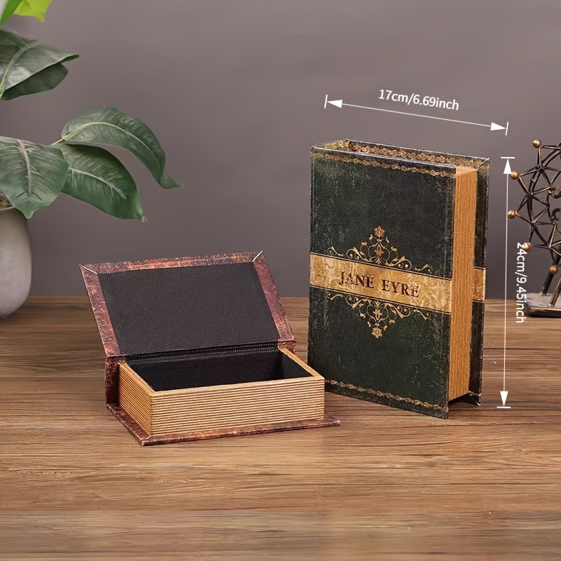 TEMU Embellishing Items, , Vintage American-style Replica Books, Book Props, Models For Living Rooms, Studies, And Bedrooms, Storage Containers,