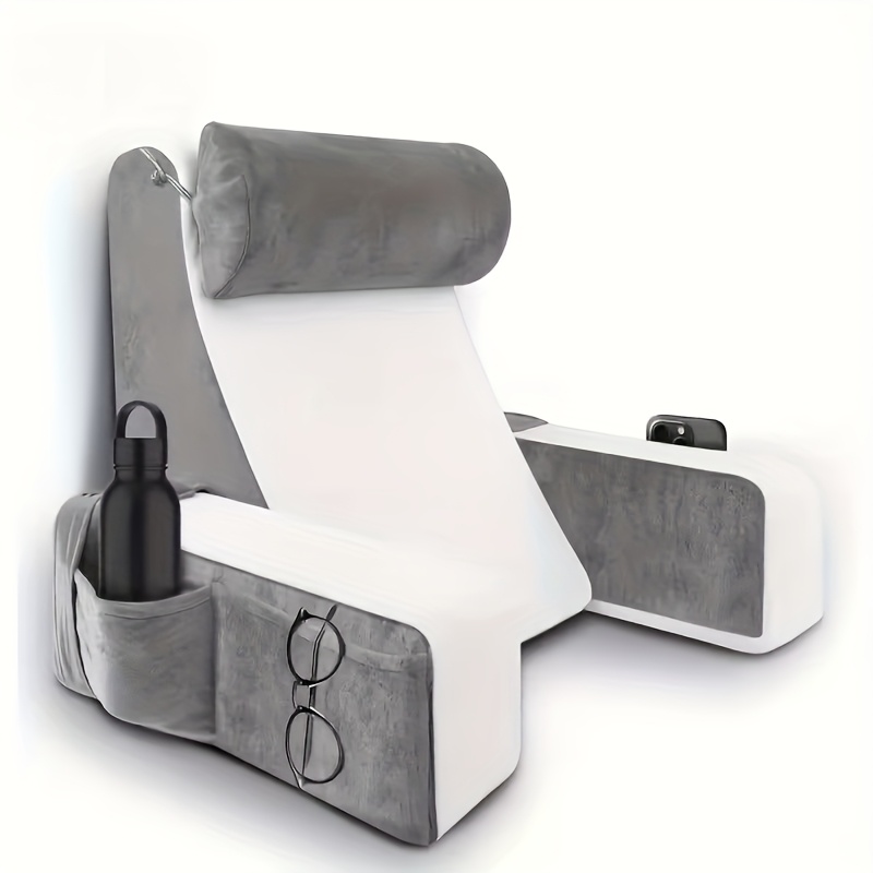 almohada lectura ajustable ergonómica reposabrazos cojín Temu