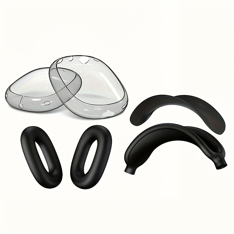 TEMU Transparent Soft Case For Iphone Headphones, Ultra- Earphone Cover With Multiple Color Options