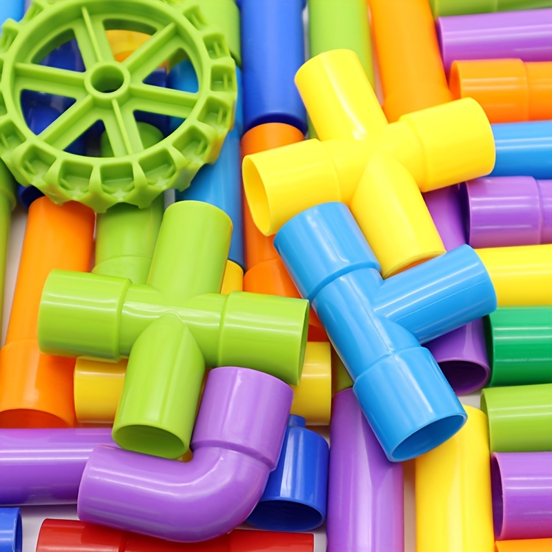 Design Your Own Plumbing Blocks Educational Toy Set