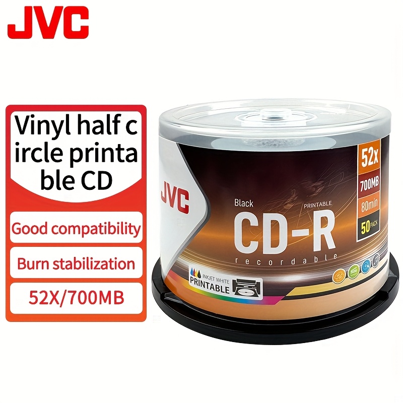 jvc black gum music disc cd r 52 speed blank - Temu Canada
