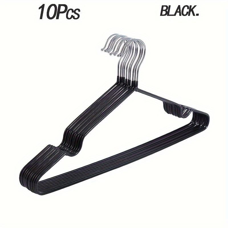 20 pack metal hangers non slip   large capacity space saving   clothes hangers for home use details 8