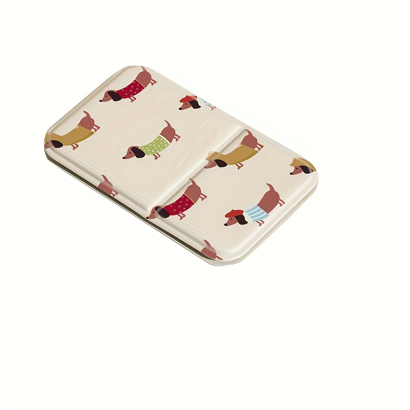 Colorful Sausage Dogmirror Makeup Mirror Foldable Cute Ins Desktop Student Dormitory Makeup Mirror Anti Fall
