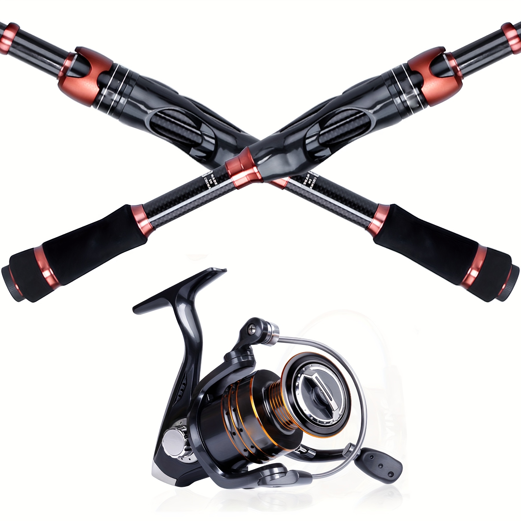 Premium Carbon Matrix Telescopic Fishing Rod and Reel Combo