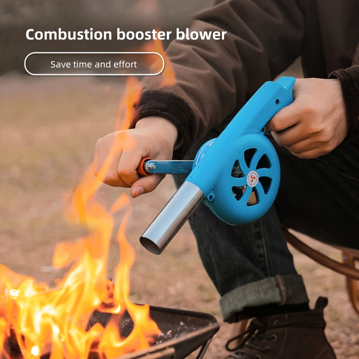 

Outdoor Hand Blower Large Camping Barbecue Fire Tool Small Manual Portable Fire Blower