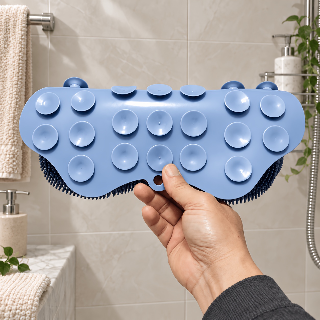 TEMU Cat Massage Comb And Scratching Board, Multifunctional Wall-mounted Cat Brush, For Relief, Grooming, And Relaxation, Space-saving Self-grooming