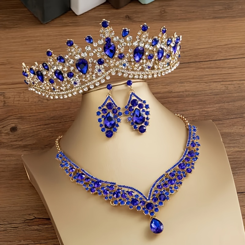 3pcs bridal set featuring a baroque style - Temu
