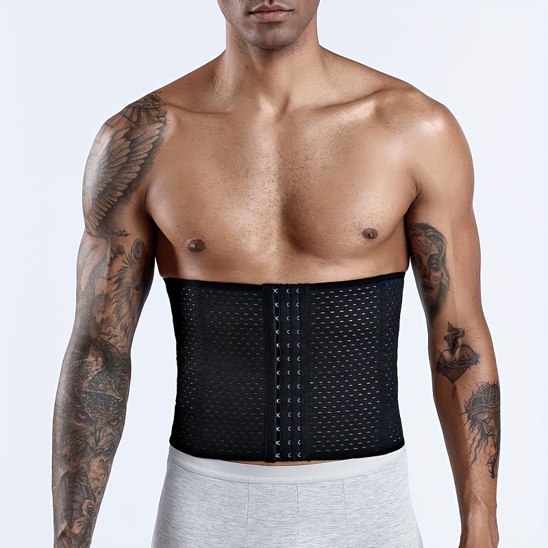 Cheap Modeling Straps Men Waist Trainer Slimming Belt Belly Corset for Men  Body Shaper Abdomen Shaperwear Tummy Control Belts