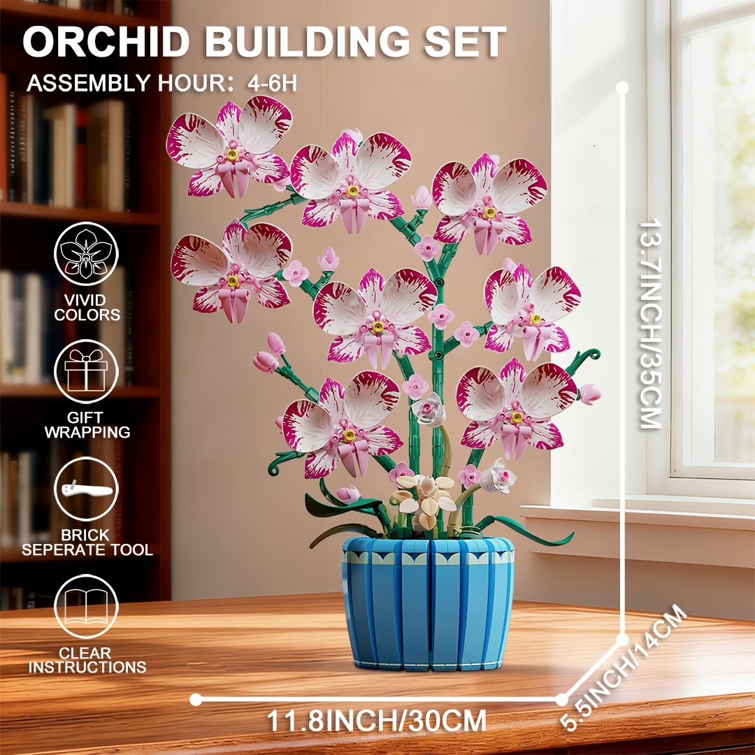 Orchid Model Building Blocks Toy Set