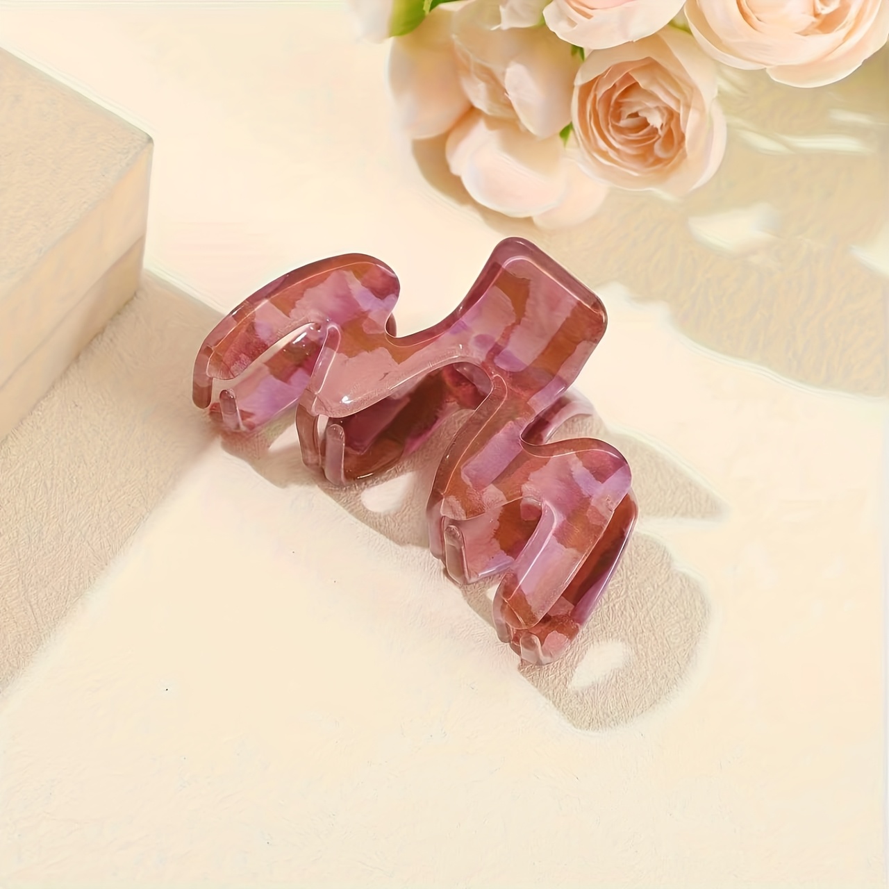1pc Women's Colorful Hair Claw Clip, New Accessory For