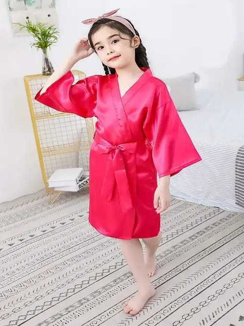 Silk Robe Temu girls spa robes sold on Temu United States