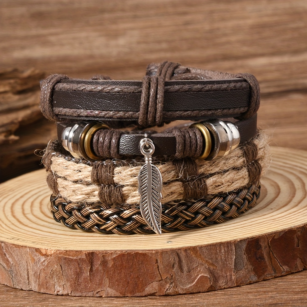 vintage style beaded alloy feather pendant multi Temu Kuwait