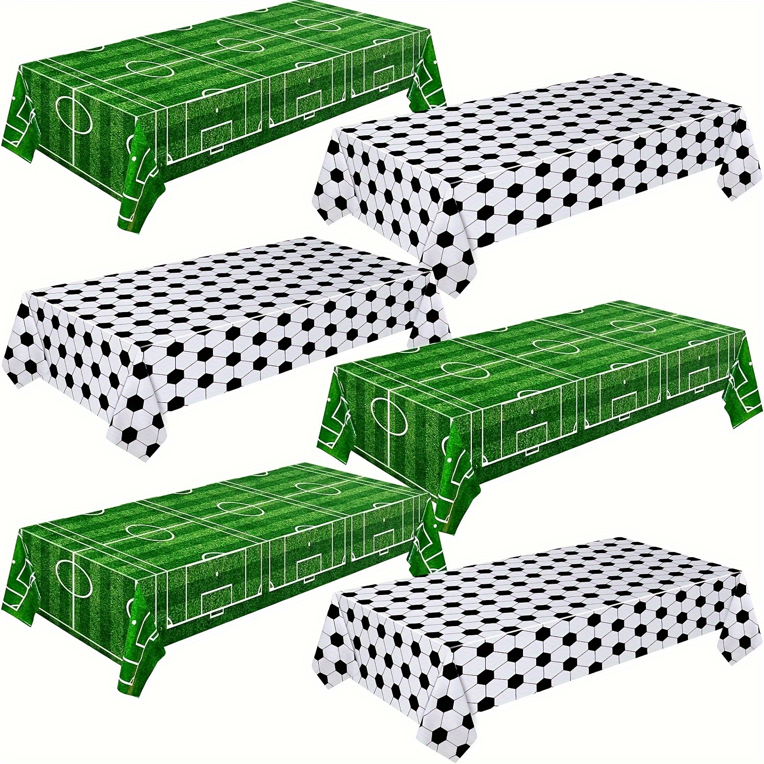 set of 2 super   covers sports themed style tablecloths and disposable rectangular table covers perfect multifunctional decorations for sports themed parties