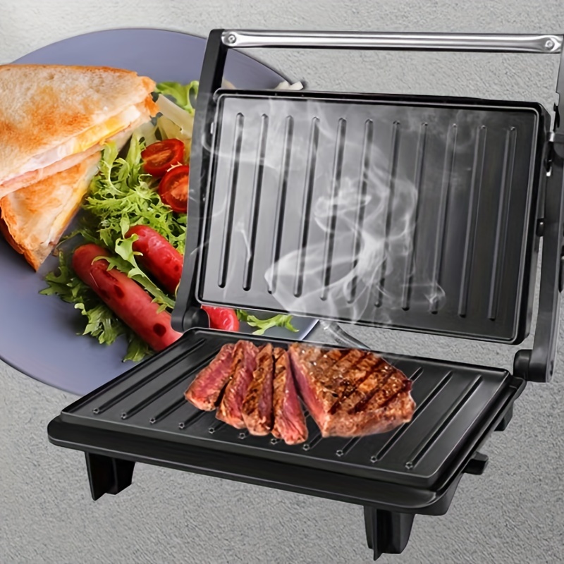 

Electric Barbecue Machine Steak Machine Panini Barbecue Sausage Hamburger Bread Sandwich