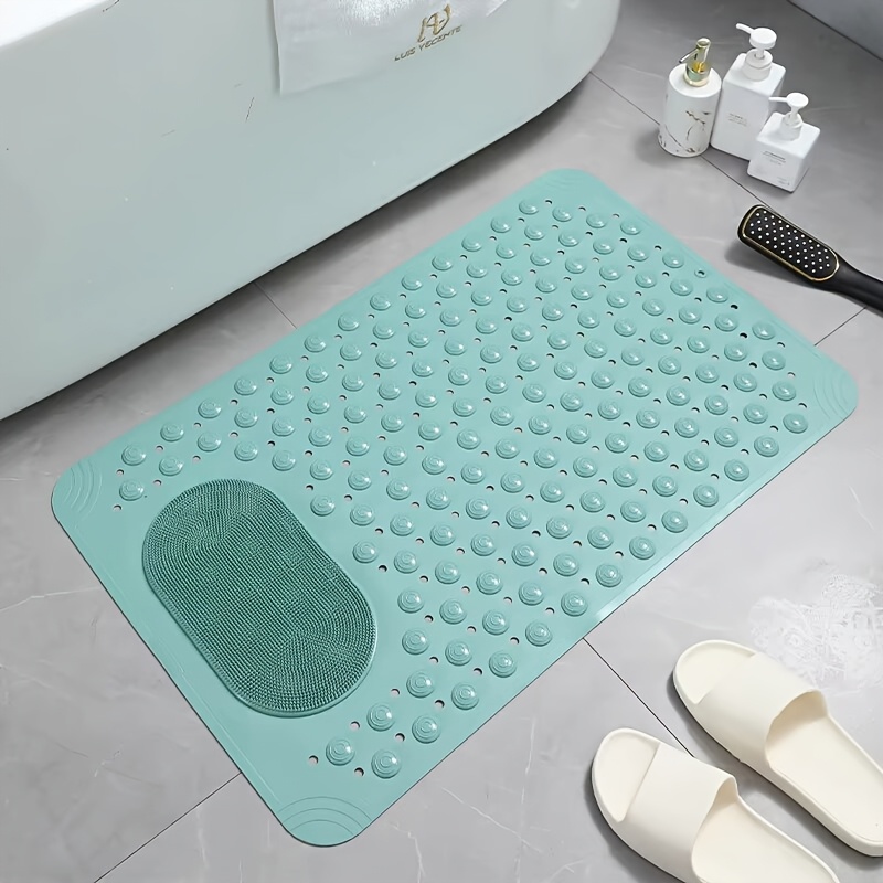 Non-Slip Bathroom Mat for Home Use, Anti-Fall Bath and Toilet Floor Pad with Massage Function
