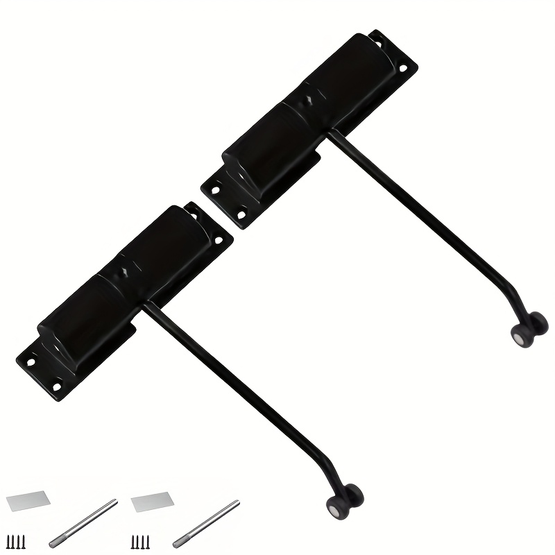 TEMU 2 Heavy-duty Automatic Door Closers - Adjustable, Surface-mounted With A Safety Spring, Suitable For Indoor And Outdoor Use, Available In