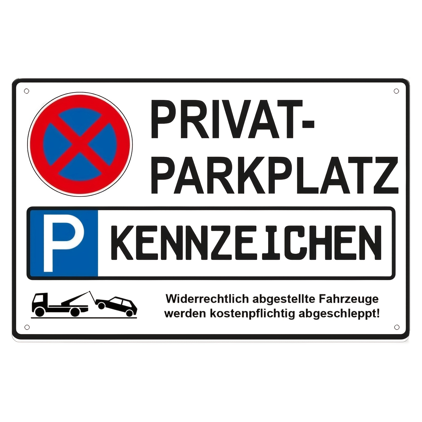 

Customizable Metal Parking Sign - Personalize With Your Own Text, In , Ginger, , White, Pink, Black - 8x12 Inches