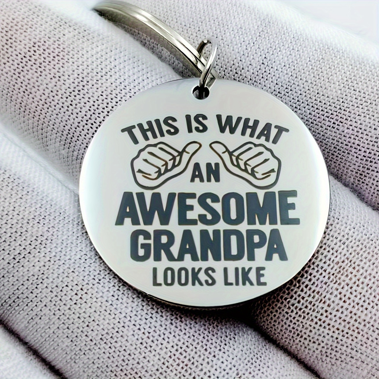 

1pc, This Is What A Great Looks Like, Keychain For , Birthday Gift, Men's Gift